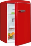 Exquisit 810210302, Exquisit Retro Vollraumk&uuml;hlschrank RKS120-V-H-160E rot 