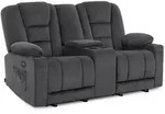 M MCombo Elektrisch 2 Sitzer Sofa mit Liegefunktion, 2er Relaxsofa mit Taste 150&deg;