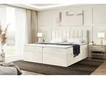 MEBLINI Boxspringbett mit Bettkasten - Gepolstert Doppelbett mit Matratze und...