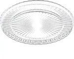 3er Set Teller Glas Glasteller flach Dessertteller Kuchenteller Geb&auml;ckteller