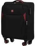 WINGS DIPPER Soft Trolley 20" Schwarz - Leicht, Erweitert & Vielseitig - Schwarz