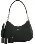 LACOSTE Umh&auml;ngetasche Schultertasche Daily City Hobo Bag Noir schwarz - Schwarz