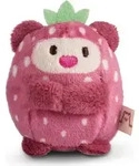 NICI Anh&auml;nger MyMochi B&auml;r Nomo Erdbeere 5cm - Beige/Rot