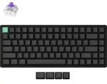 Keychron K2 HE, Verkabelt & Kabellos, USB + RF Wireless + Bluetooth,