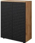 Midischrank Vicco Irma Anthrazit gepunktet 60 x 81 cm, Model 42851 - Dunkelgrau