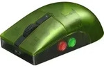 8Bitdo Retro R8 Xbox Edition &ndash; kabellose Maus, 26.000 DPI, gr&uuml;n, mit Ladestation -