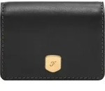 FOSSIL Geldb&ouml;rse Lennox Small Flap Wallet Black schwarz - Schwarz