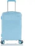 Heys Pastel 4 Rollen Kabinentrolley S 53 cm mit Dehnfalte - Hellblau