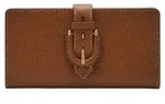 FOSSIL Geldb&ouml;rse Harwell Tab Bifold Brown braun - Braun