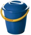 Heidrun 386- Windeleimer mit Deckel, Kunststoff, 13 Liter, &Oslash; 23 x 30 cm (Farbe