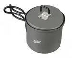 Esbit-Aluminiumtopf Volumen des Hauptbeh&auml;lters: 0,650 l - Silber/Schwarz