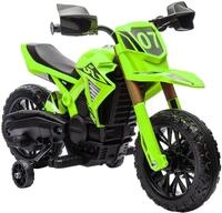 AIYAPLAY Kinder Elektro-Motorrad 12V Kindermotorrad, 3 km/h, f&uuml;r 3-8 Jahre - Gr&uuml;n