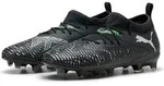 Puma Future 8 Match FG/AG Jr Fu&szlig;ballschuhe Kinder schwarz silber fluo gr&uuml;n Gr...