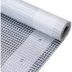 vidaXL Gitter-Abdeckplanen 2 Stk. 260 g/m2 2x4 m Wei&szlig; - Wei&szlig;