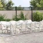 vidaXL Transparente Plane mit &Ouml;sen 3x10 m Polyethylen - Transparent