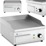 Elektrogrill, glatte Grillplatte, 35 x 38 cm, 2000 W - Silber