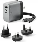 Alogic Rapid Power 67W USB-C PD 3-Port Fast GaN Travel Charger - Grau