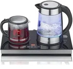 HEINRICHS Teestation, Tee-und Kaffeestation, Wasserkocher 1,7L und Teekanne 1L...