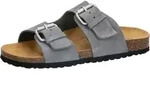Damen Pantolette Bioline Juana aus Leder mit ergonomischem Kork-Fu&szlig;bett, Gr&ouml;&szlig;e 36