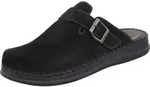 Rohde Herren Pantoffel Clog Nubuk Leder Schnalle Alassio 6794, Gr&ouml;&szlig;e:40 EU,