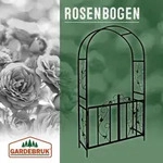Rosenbogen Rosens&auml;ule verschiedene Modelle Metall Rankhilfe Rankgitter Garten,