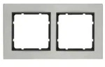 Berker 10223606, Anthrazit, Edelstahl, Metall, Schraubenlos, Berker, Matte, 1