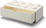 Lego Brick Storage Drawer (Set Of 8) For Desk, White - Wei&szlig;
