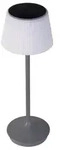 Au&szlig;entischleuchten - LED / CCT Solar-/ Akkutischleuchte "EMMI" H: 38cm grau,