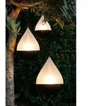 Solarleuchte Tropfen im 3er Set zum h&auml;ngen oder stellen Solarlampe Tischlampe