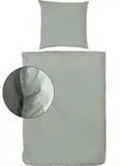 Enrico Coss Bettw&auml;sche Stonewashed 135x200 cm + 80x80 cm olive - Olive
