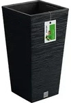 Anthrazitfarbener Blumentopf Mit Furu Square Einsatz Dfsh265-S433 - Dunkelgrau