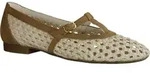 Paul Green Diva Nubuk natur sisal Ballerina Beige in Gr. 37 - Beige - 37