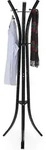 Relaxdays Garderobenst&auml;nder Metall, Stabile Standgarderobe aus Metall f&uuml;r Jacken,