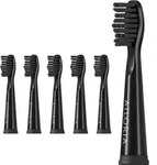 AILORIA FLASH TRAVEL - Ersatzb&uuml;rstenk&ouml;pfe 6er Set SCHWARZ / SCHWARZ - Schwarz