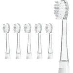 AILORIA BUBBLE BRUSH - Ersatzb&uuml;rstenk&ouml;pfe 6er Set TRANSPARENT - Transparent