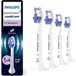 Philips Sensitive HX6054/87 B&uuml;rstenk&ouml;pfe (4er-Pack) - Wei&szlig;