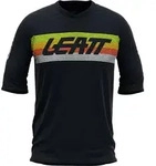 Leatt Herren Jersey MTB Enduro 3.0 3/4 Sleeve , Schwarz, S - Schwarz