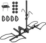 VEVOR Fahrradtr&auml;ger zur Anh&auml;ngerkupplung, 2-Fahrrad-Plattform-Stil, 73 kg