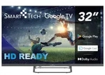 Smart Tech 32HG01V, 32 Zoll (80cm) HD Fernseher Google TV, YouTube, Netflix, Amazon