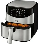 XL Hei&szlig;luftfritteuse 5L Fritteuse 1700W Hei&szlig;luft Friteuse Grill Edelstahl...