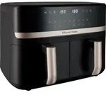 Russell Hobbs Hei&szlig;luftfritteuse Doppel 9 l Freistehend 2800 W Schwarz - Schwarz