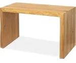 holz4home&reg; Massivholzbank S I Sitzbank aus Eiche mit Baumkante ohne Lehne I...