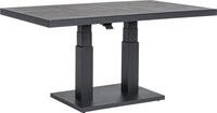 Gartentisch - Anthrazit - Keramikplatte - Aluminiumrahmen - 140 x 85 cm -