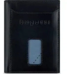 bugatti Geldb&ouml;rse Secure Slim Special Zip Mini Wallet Black schwarz - Schwarz