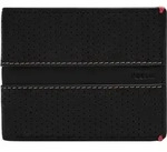 FOSSIL Geldb&ouml;rse Rennsport Bifold With Flip ID Black schwarz - Schwarz
