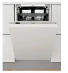 Whirlpool WSIC 3M27 C, Voll integriert, Single (45 cm breit), Silber, Tasten, 1,3 m,