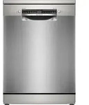 Bosch Serie 6 SMS6ZCI10E, Freistehend, Standardgr&ouml;&szlig;e (60 cm), Edelstahl, Silber,