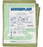 Gutta Gewebeplane B.8000 x L.10000 mm mit Aluminium&ouml;sen olivgr&uuml;n - Gr&uuml;n