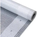 vidaXL Gitter-Abdeckplanen 2 Stk. 260 g/m2 2x6 m Wei&szlig; - Wei&szlig;