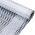 vidaXL Gitter-Abdeckplanen 2 Stk. 260 g/m2 4x15 m Wei&szlig; - Wei&szlig;